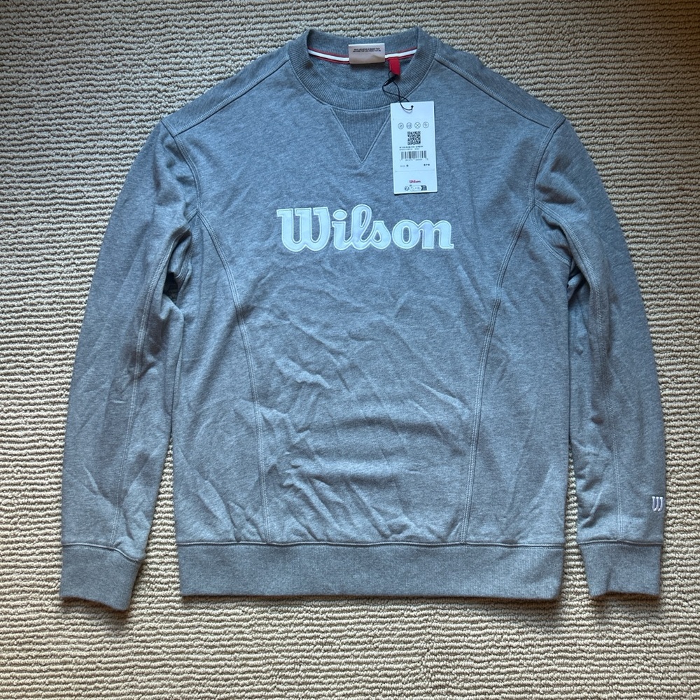 Wilson Classic Gray Crewneck Sweater
